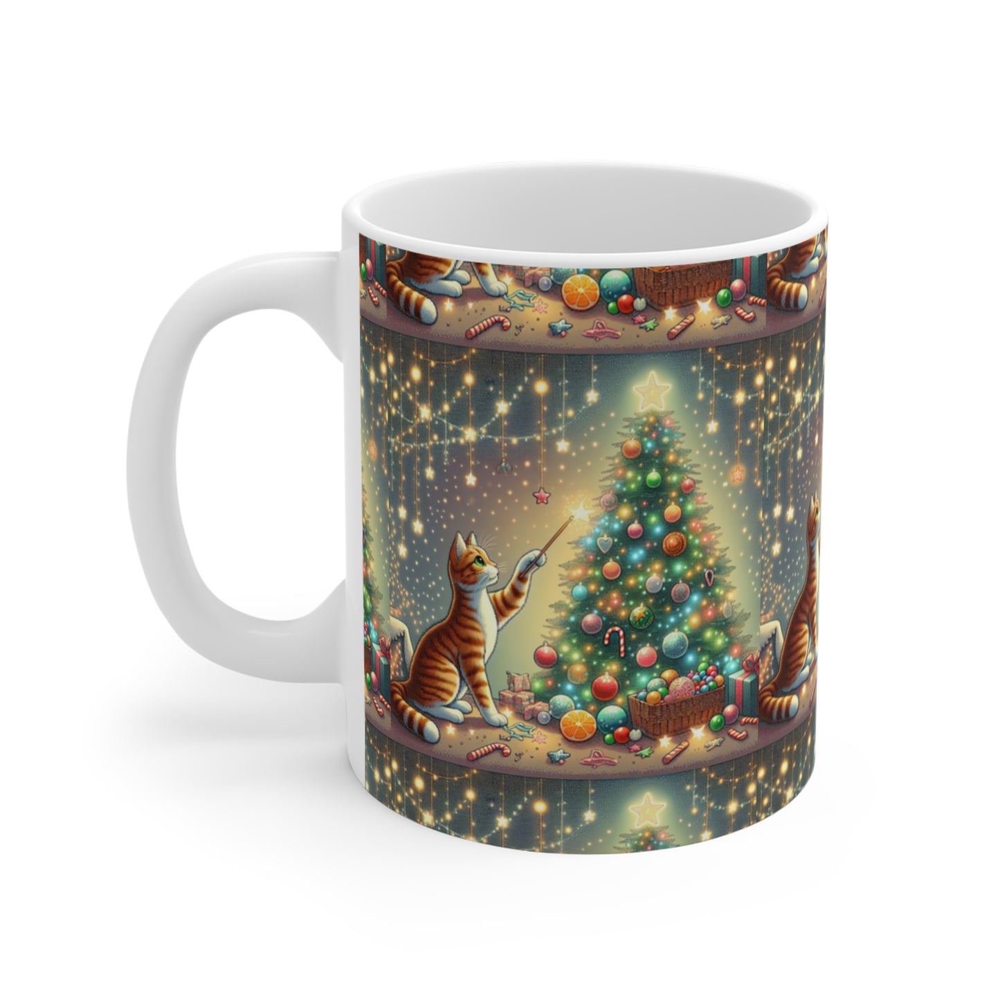 Christmas Cat Mug