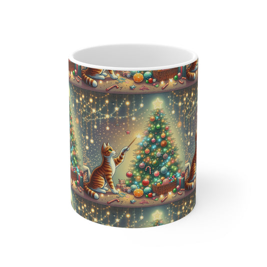 Christmas Cat Mug