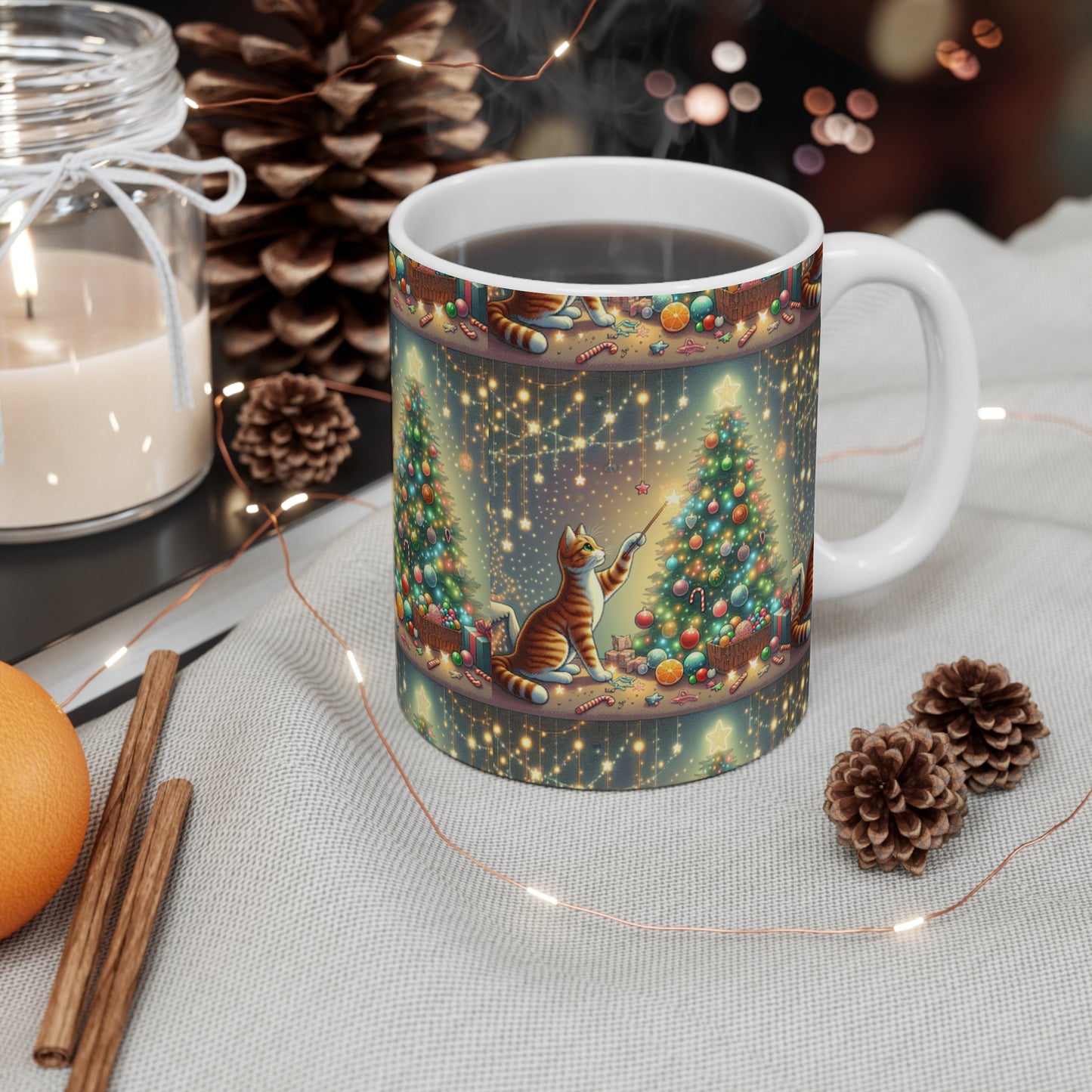 Christmas Cat Mug