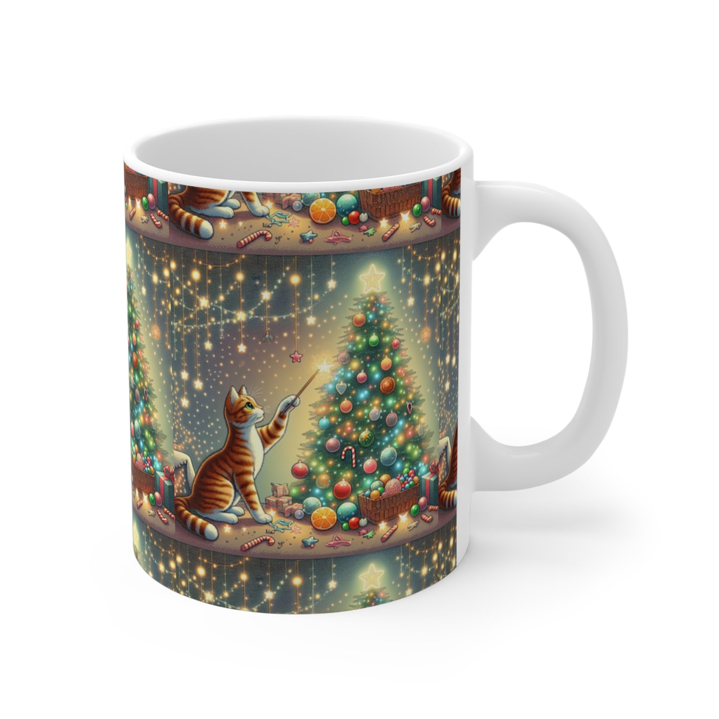 Christmas Cat Mug