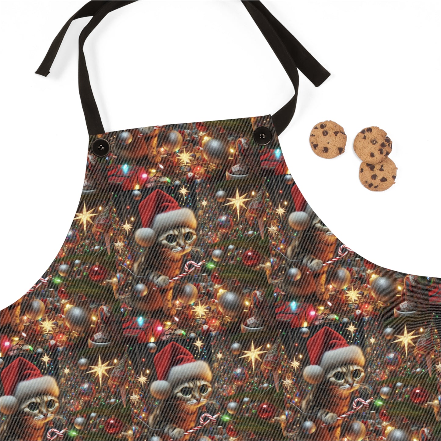 Christmas Cat Apron