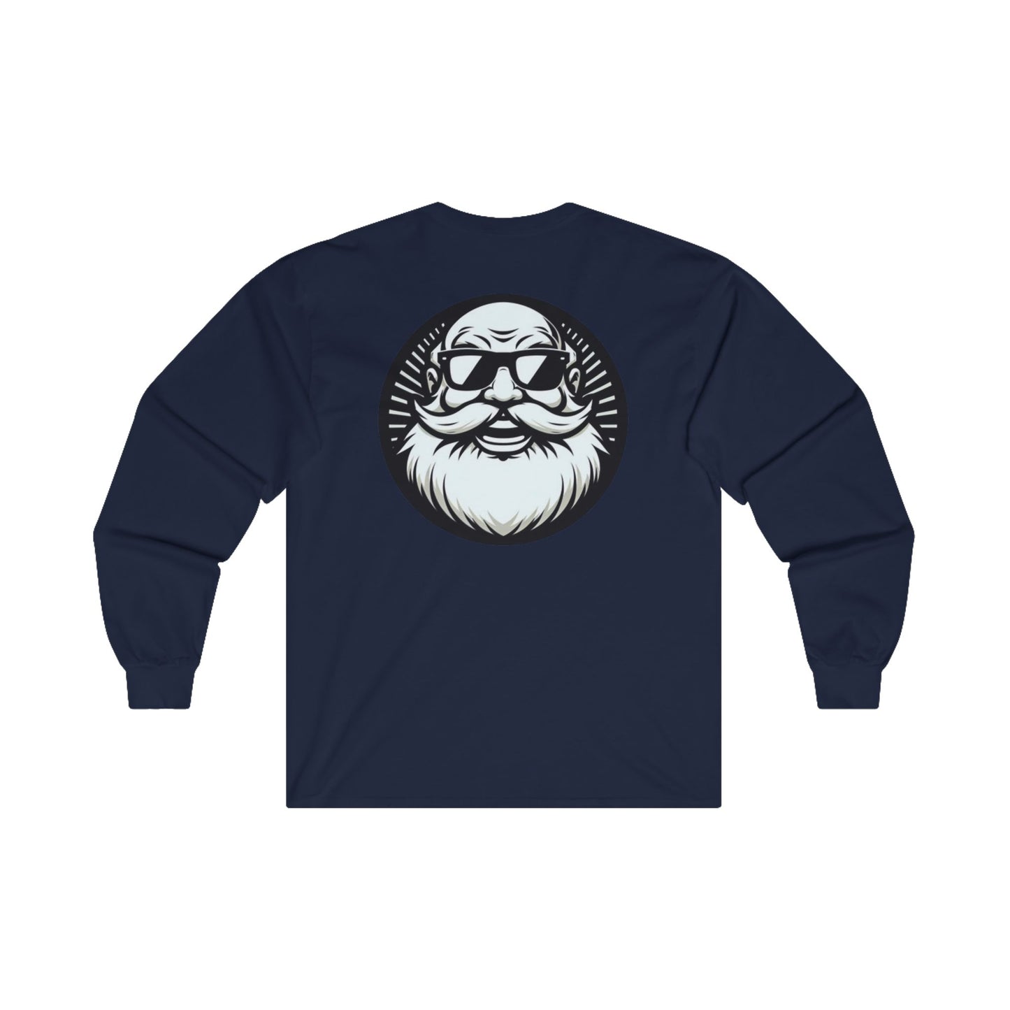 Santa Smile Circle Long Sleeve Tee