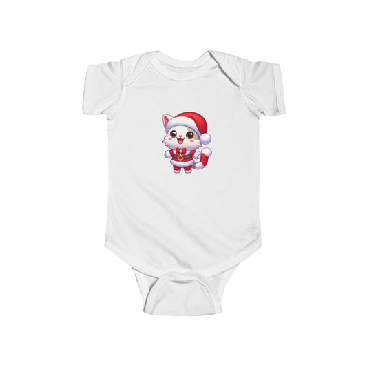 Cat Print Infant Bodysuit