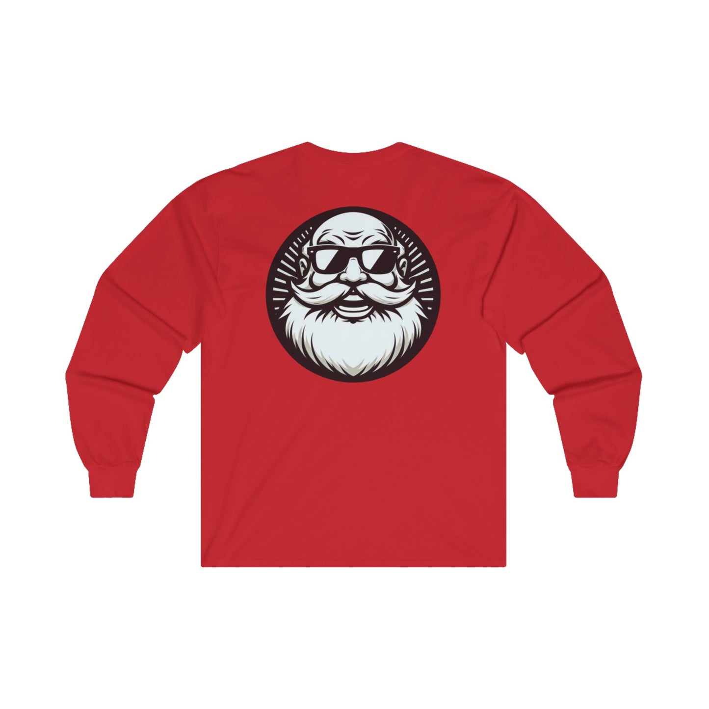 Santa Smile Circle Long Sleeve Tee