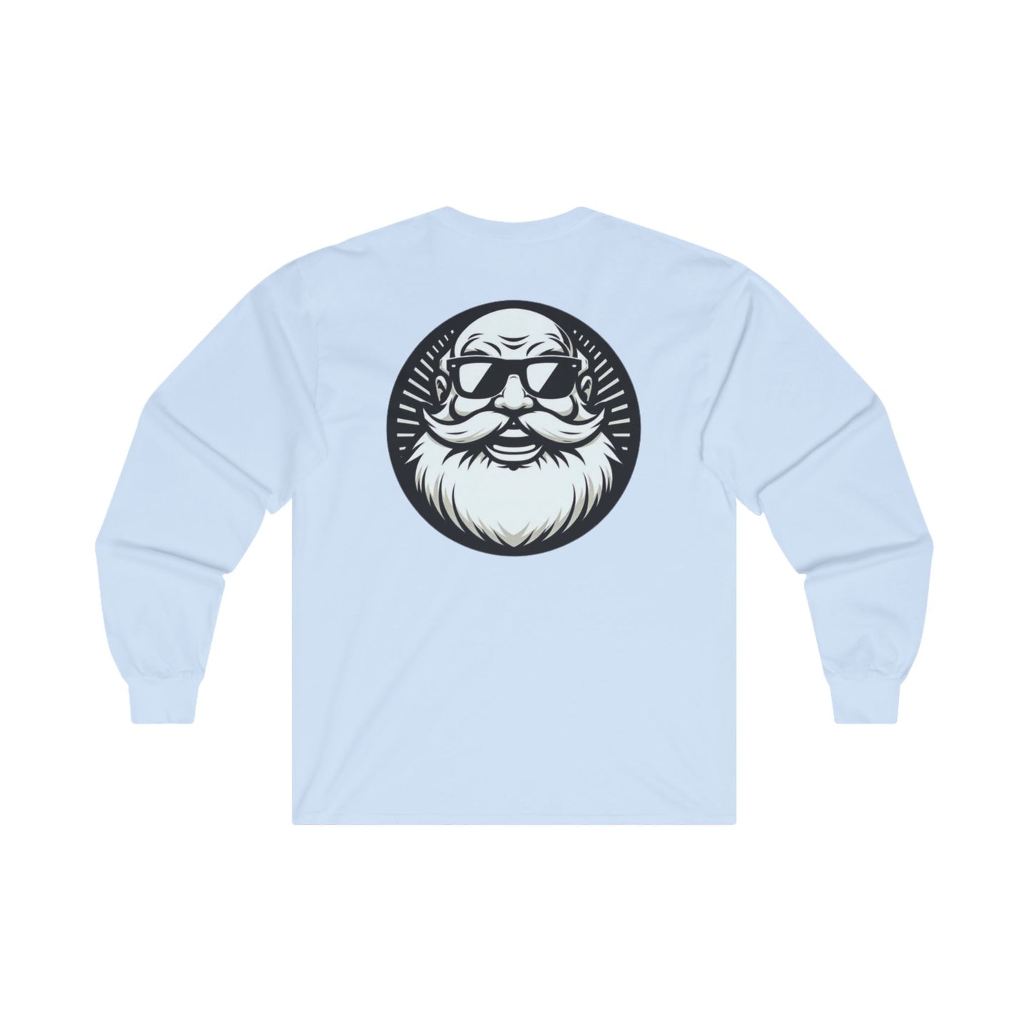 Santa Smile Circle Long Sleeve Tee